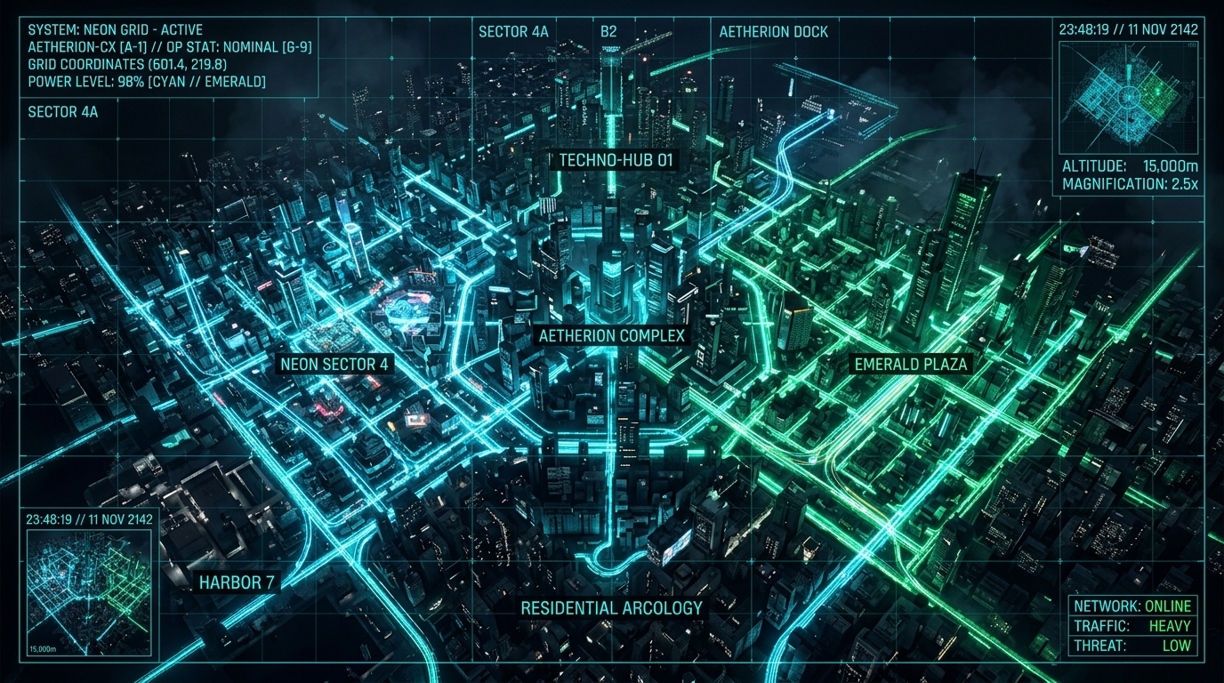 Dream City game map
